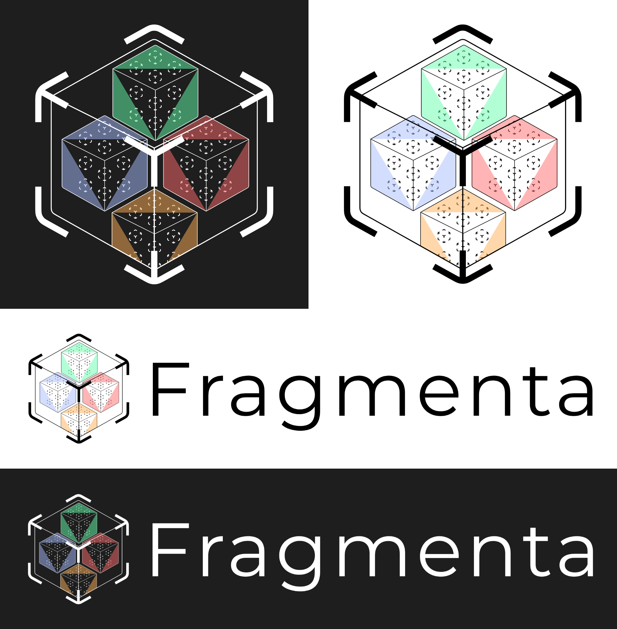 Logo feito por mim para minha empresa (Fragmenta)
