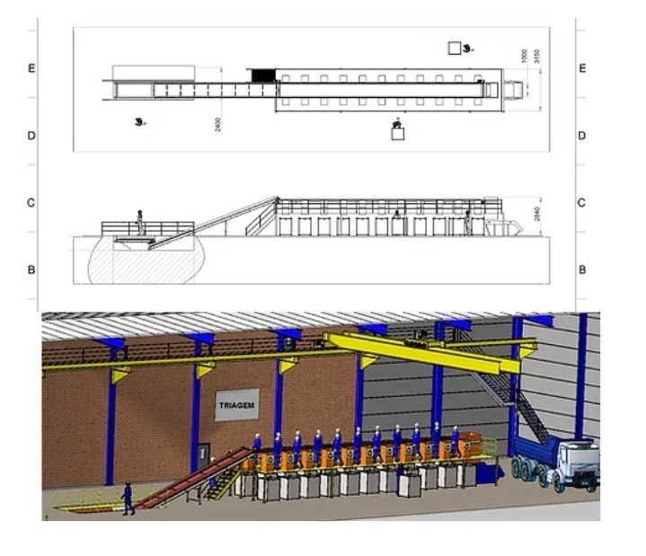 PROJETO Central de coleta de resíduos/ Triagem