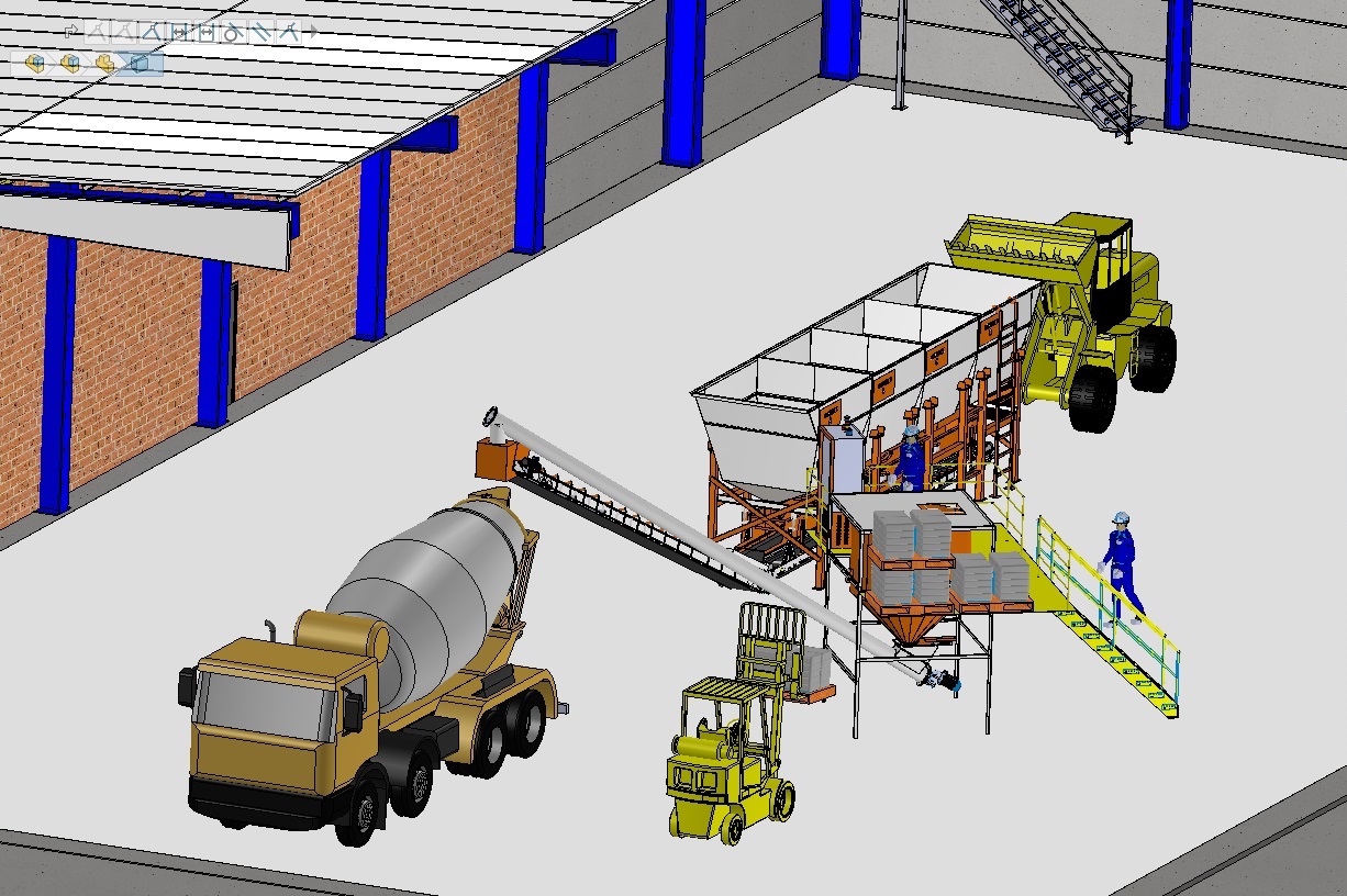 PROJETO CENTRAL DE CONCRETO - SOLIDWORKS