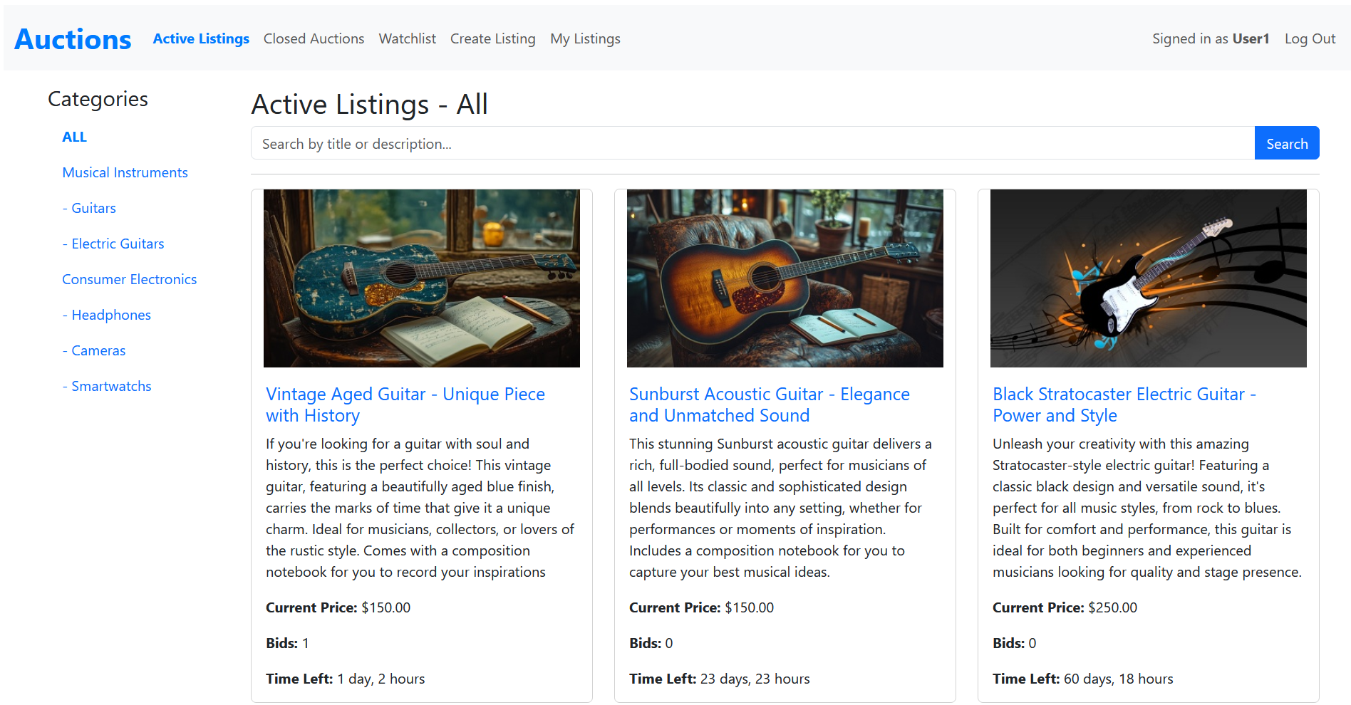 Commerce - Auctions Platform - Sistema de Leilões Online