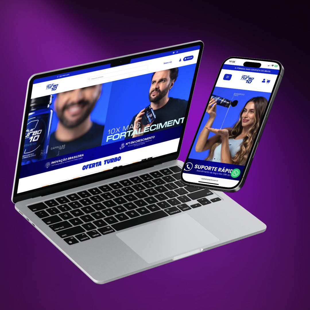 Loja Virtual (E-Commerce) - Capilar TURBO 10