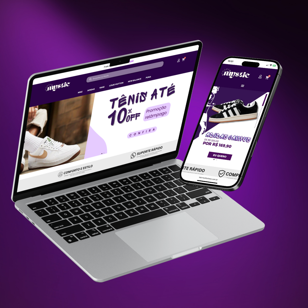 Loja Virtual (E-Commerce) - Mystic Shoes