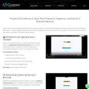 Projetos de sistemas e apps para pequenos negócios, autônomos e empreendedores
