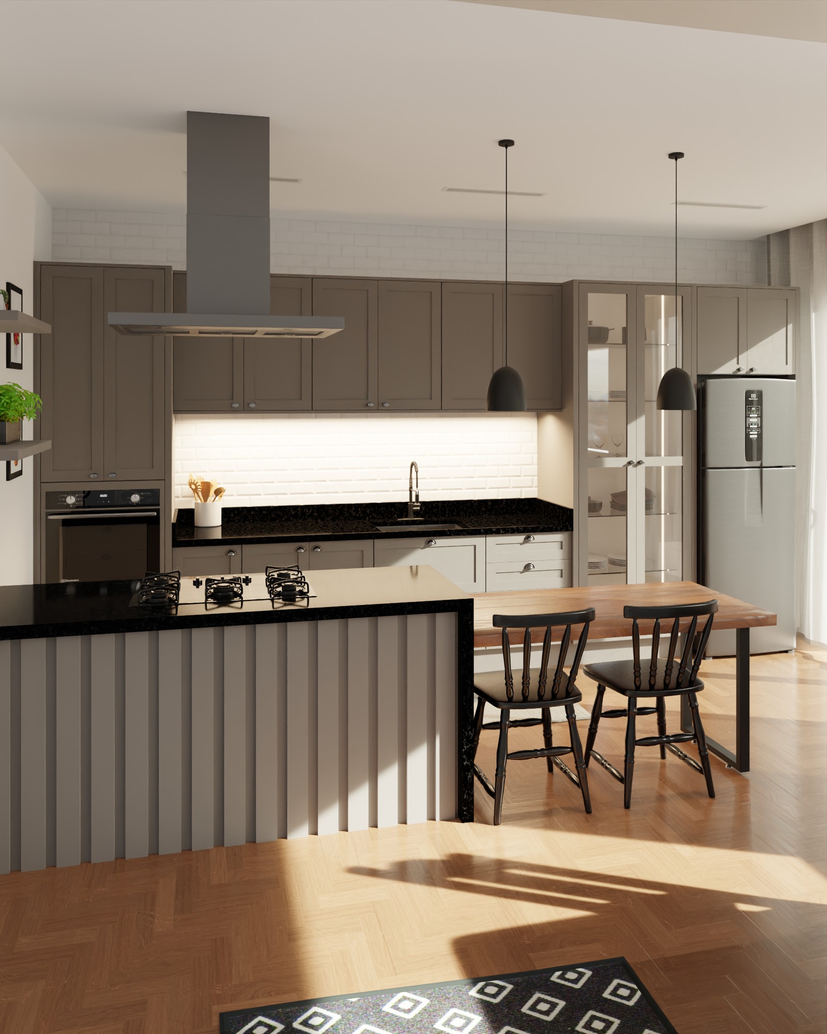 Gray Kitchen