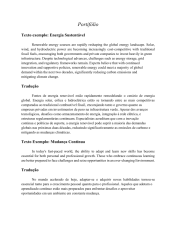 Exemplos de Tradução