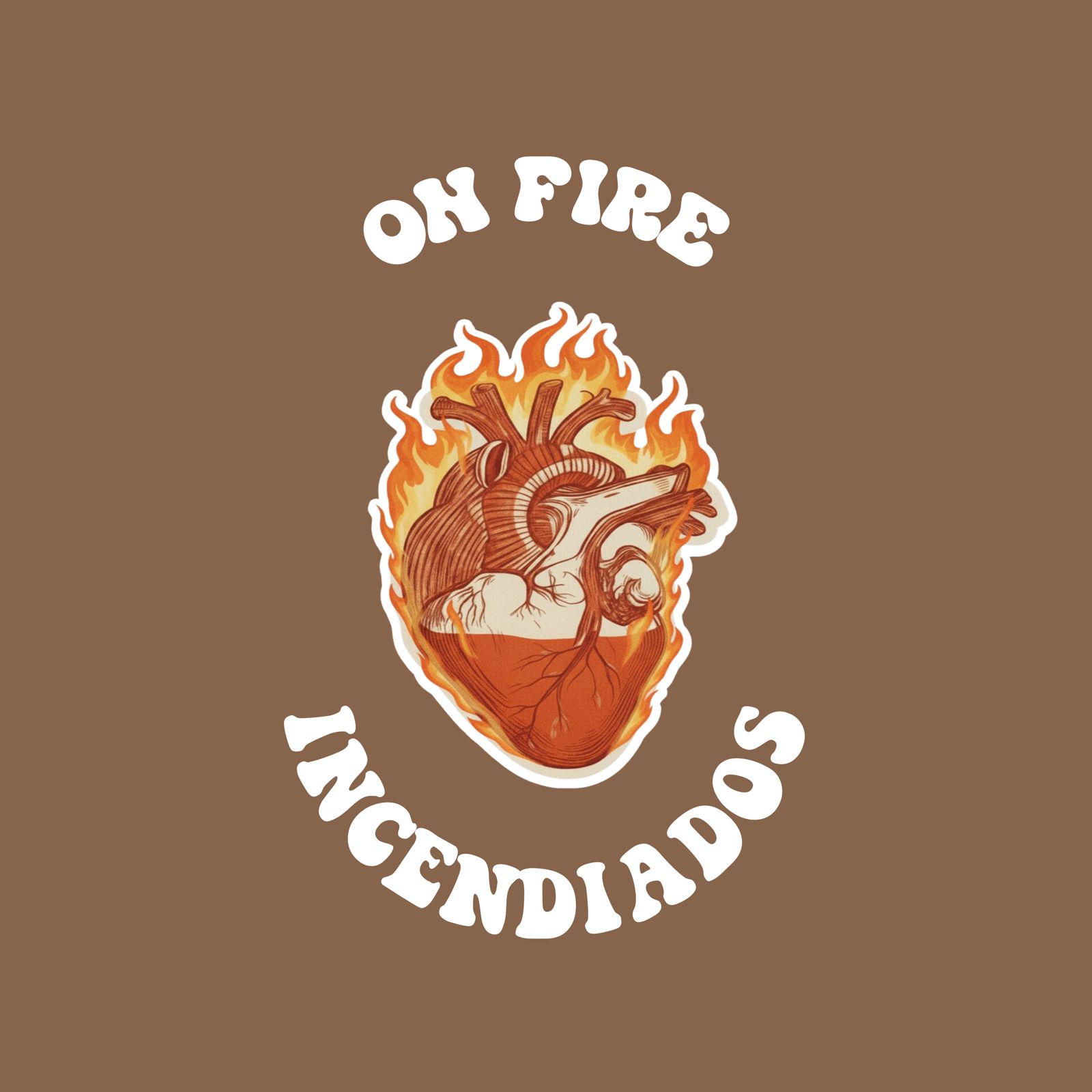 Projeto: Ilustração para Camiseta – Conferência de Jovens “Incendiados / On Fire”