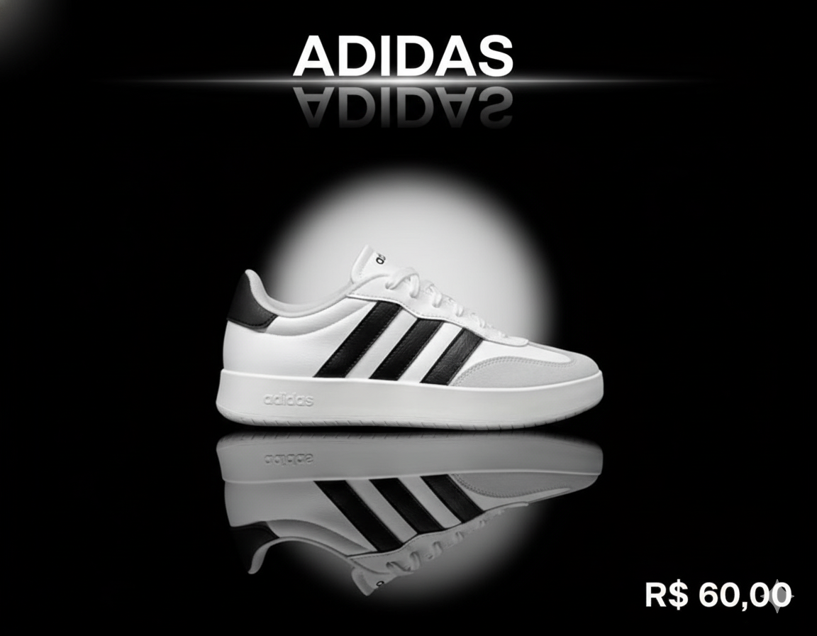 Arte comercial de tênis modelo 2