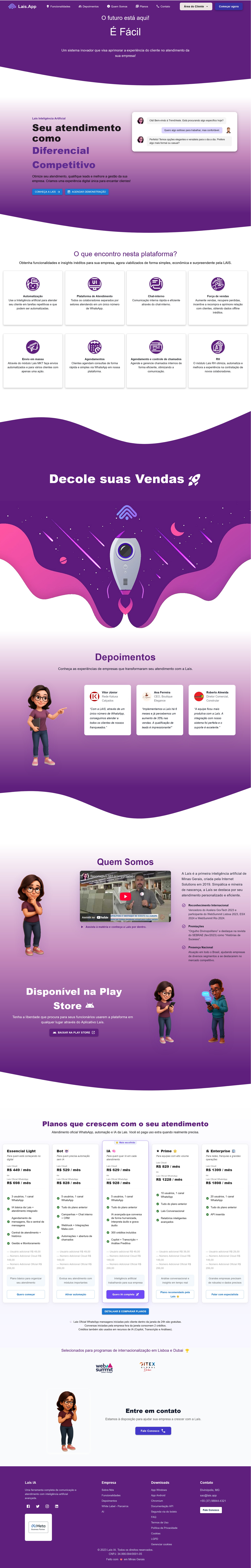 Lais Landing Page