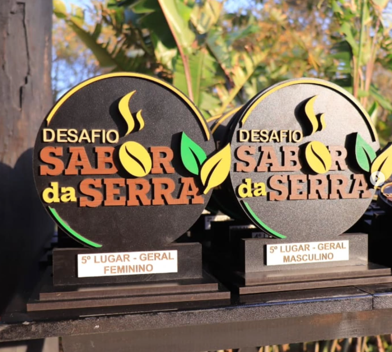 Arte para gravação e corte de troféu