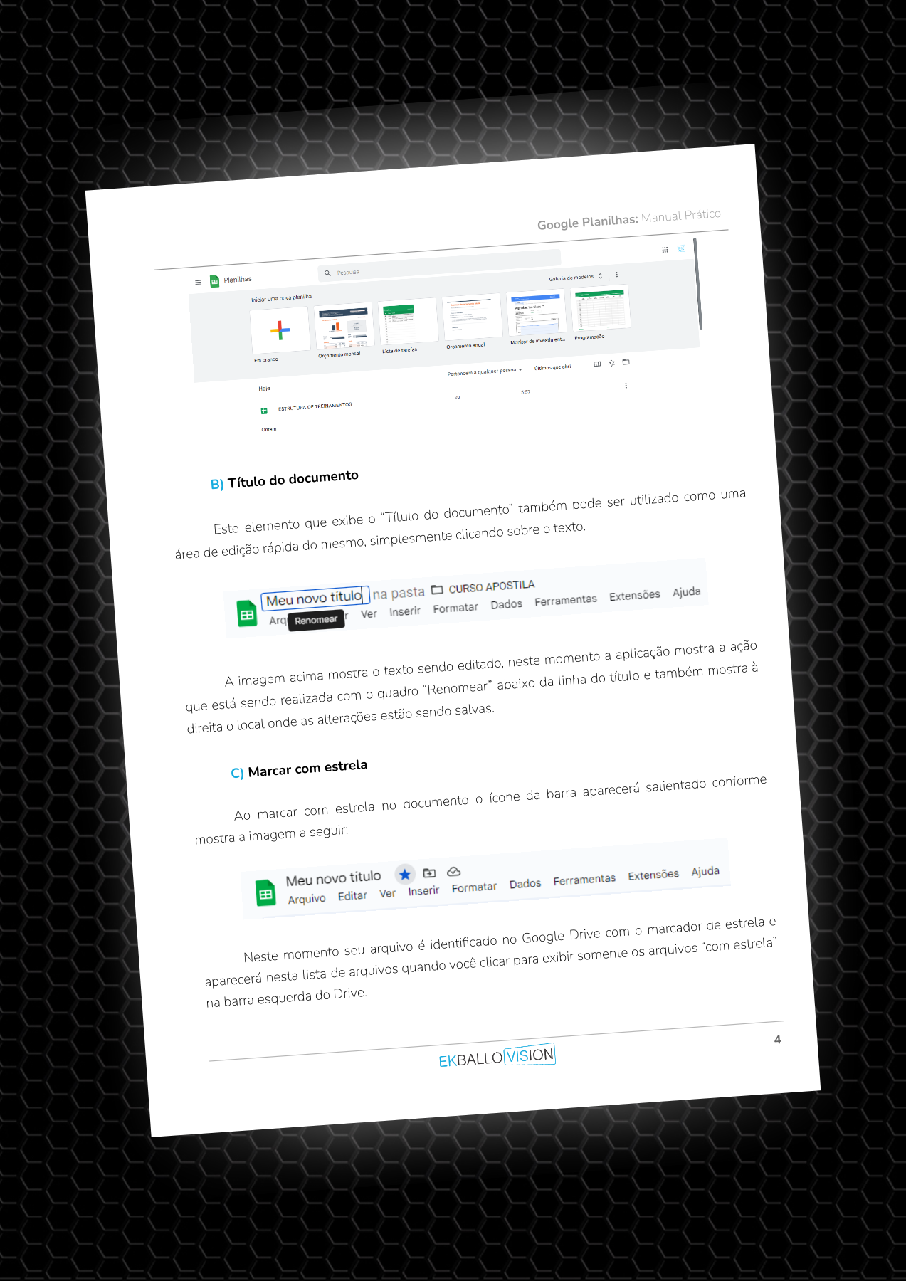 Ebook Google Planilhas