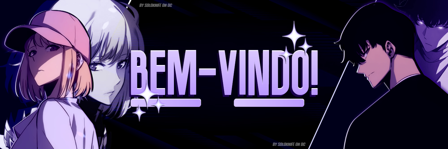 BANNER BEM-VINDO/WELCOME made as a gift for another server on DC