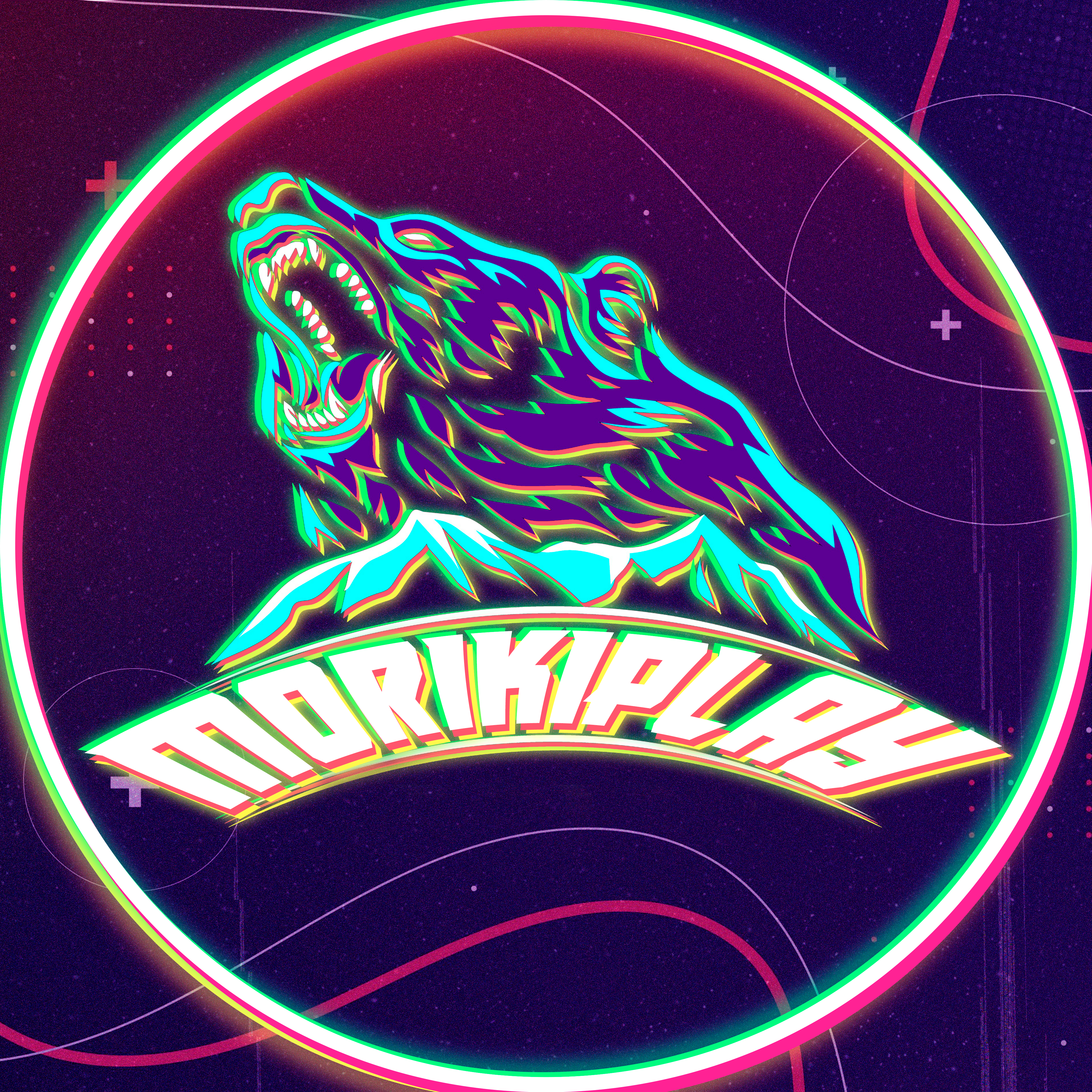 trabalho para o canal MorikiPlay (logotipos)