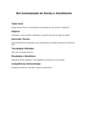 Bot Automatizado de Alertas e Atendimento