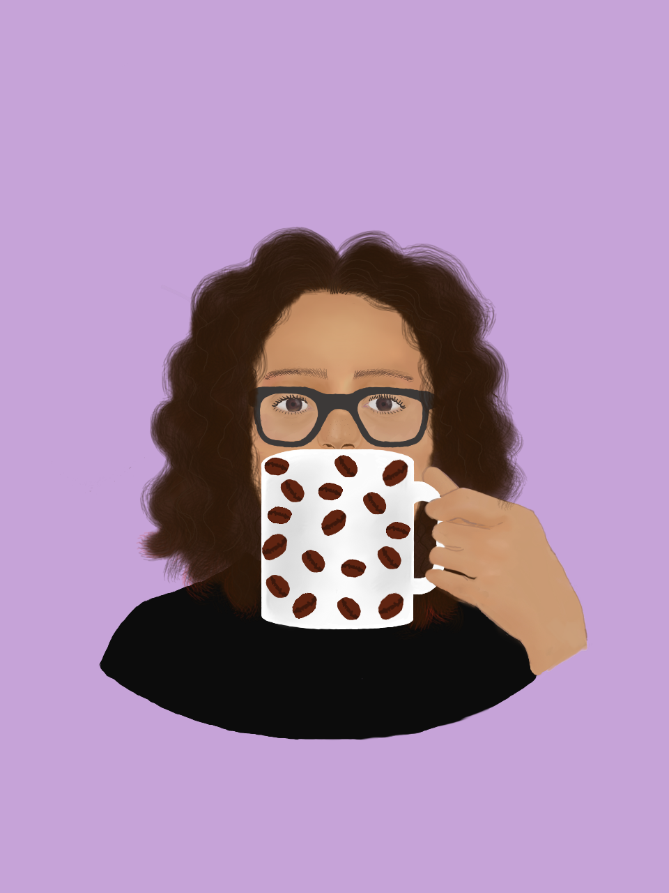 Foto de perfil ilustrada