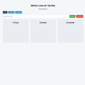 Lista de Tarefas Kanban
