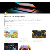 Portifolio Game Developer and Web Developer