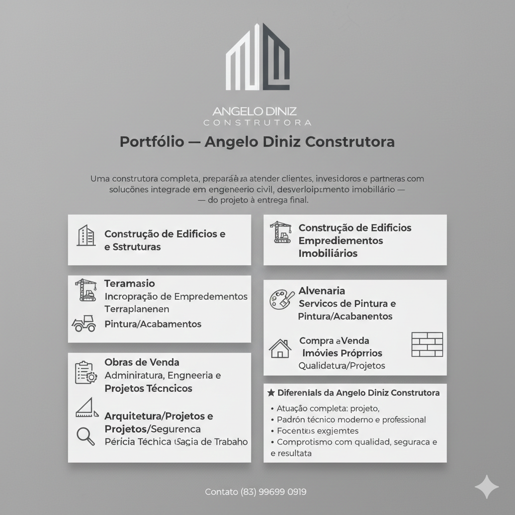 Portfólio de Obras e Projetos