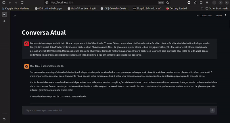 Assistende Clinica com IA - Google's Gemini API