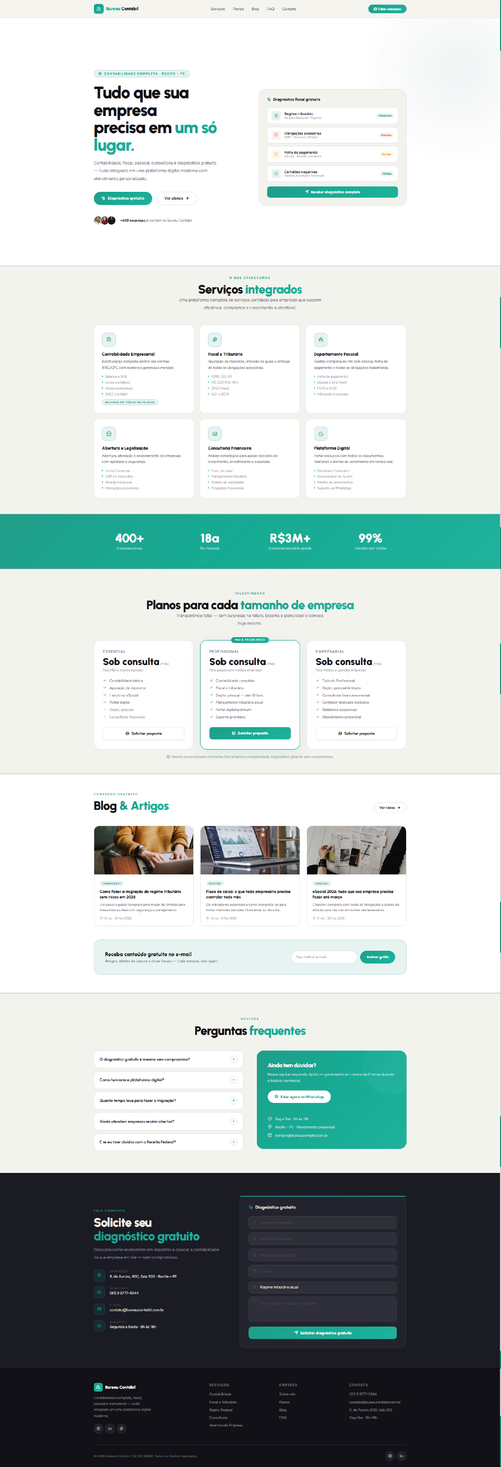 Website Contábil