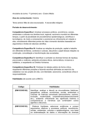 Plano de Aula: Disciplina de História 1º ano EM - Brasil Colônia e Império, alinhado a BNCC