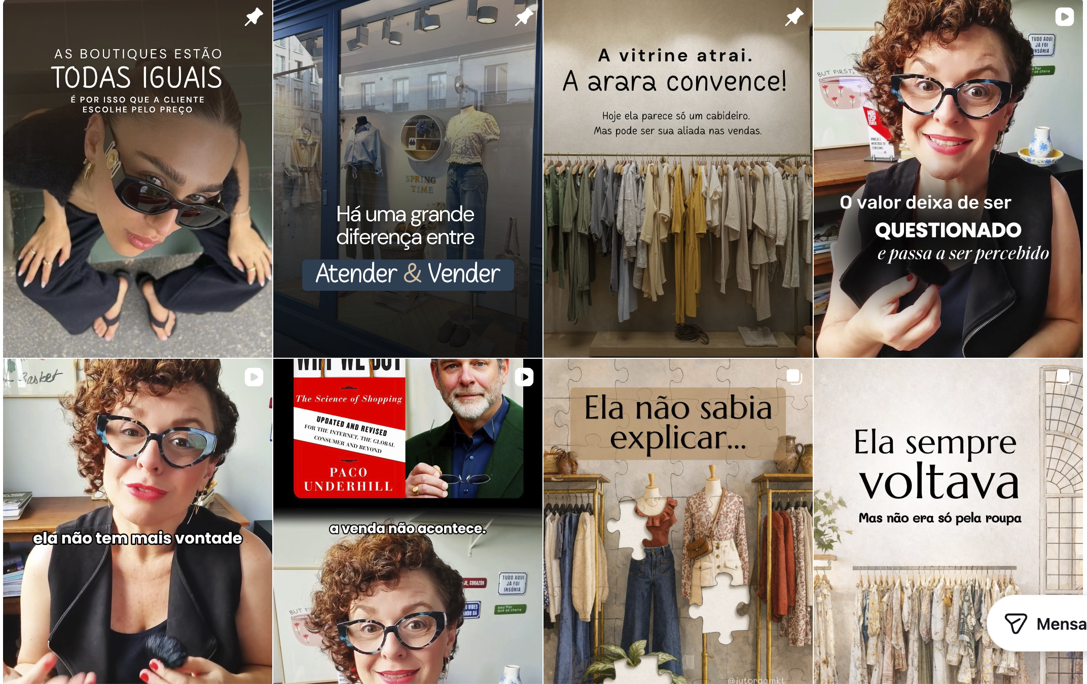 Portfólio de projetos e conteúdo: @jutorgavarejo e @jutorgaleiloes