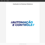 ANALISADOR DE SISTEMAS DINÂMICOS