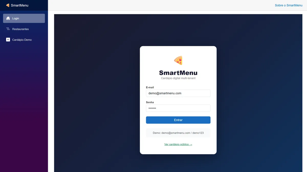SmartMenu SaaS