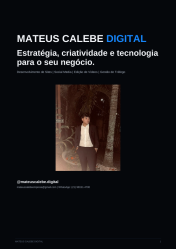 Portifólio de Mateus Calebe