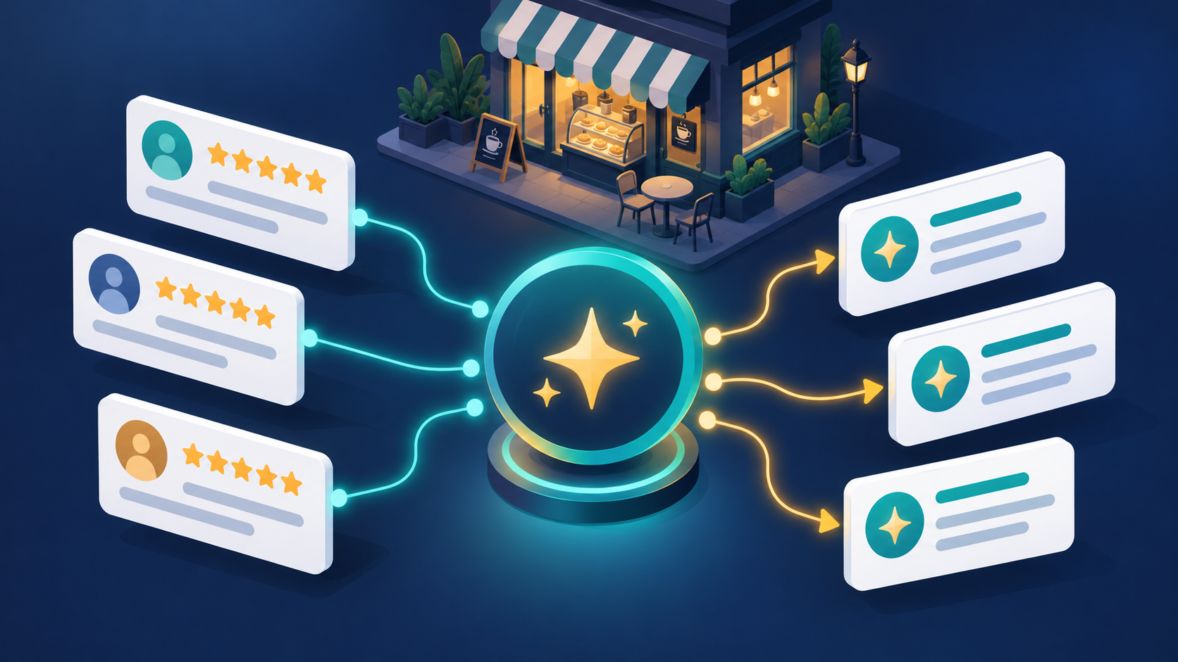 Plataforma de respostas a avaliações com IA
