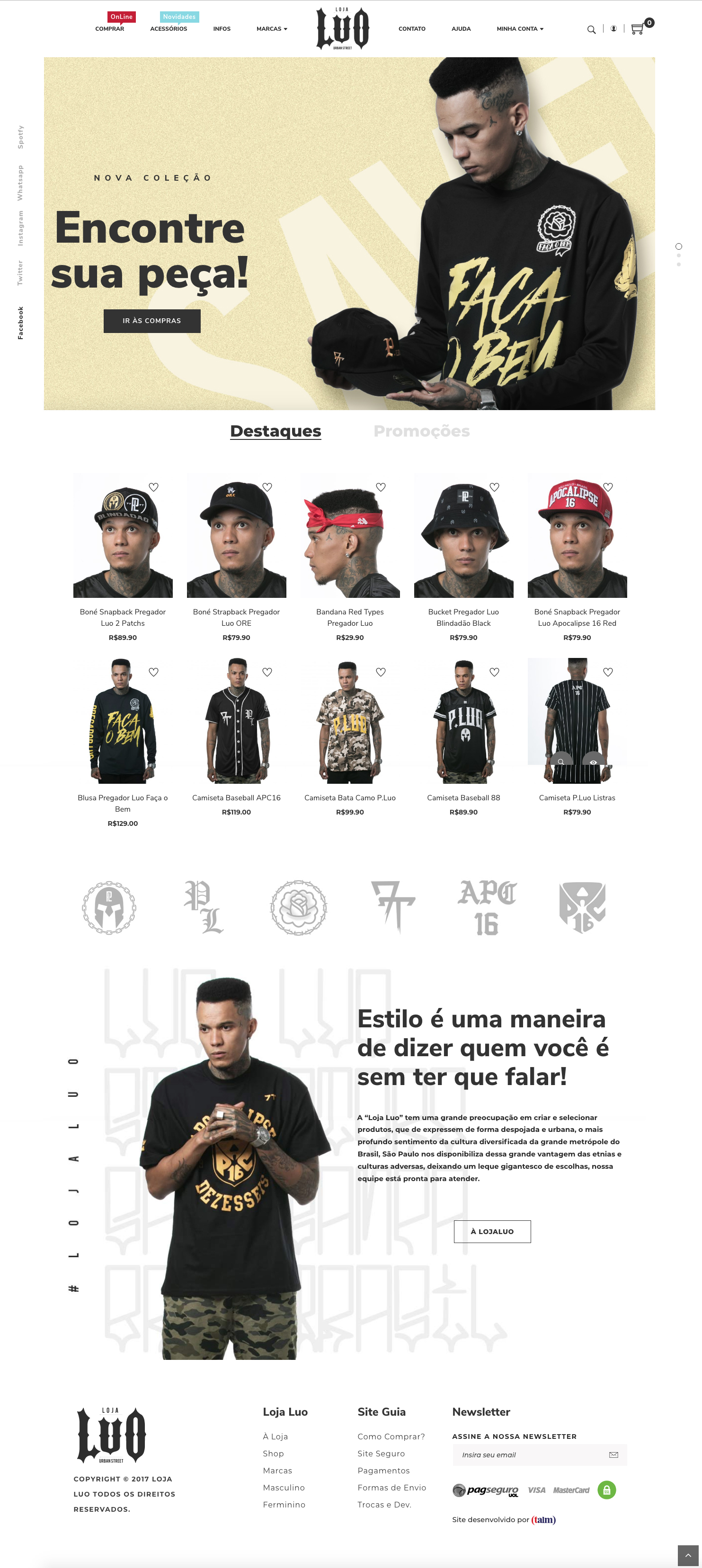 Site Loja Luo