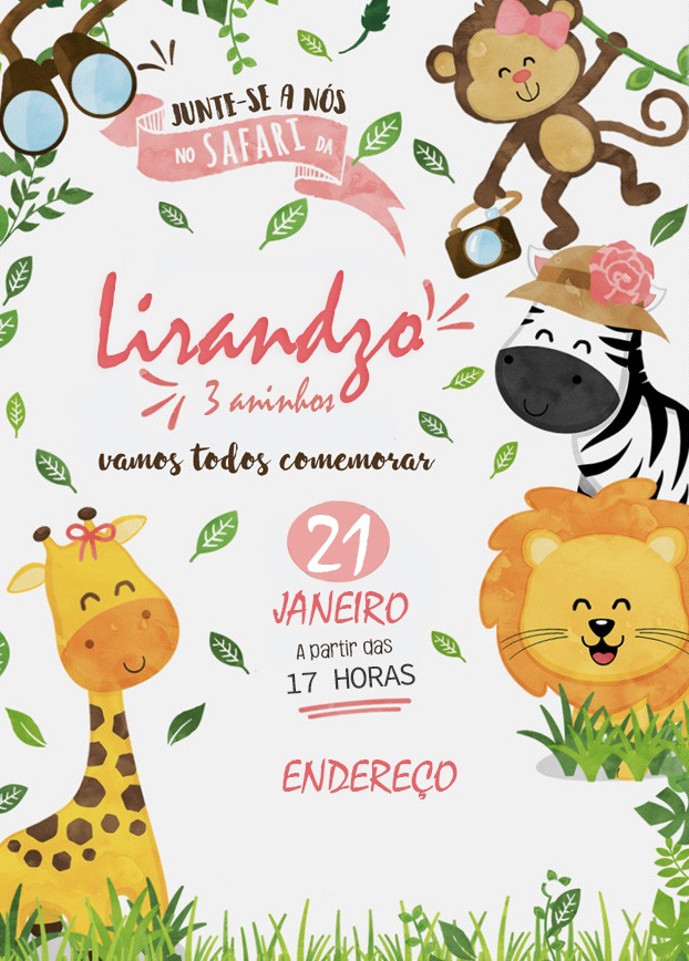 CONVITE DE ANIVERSARIO
