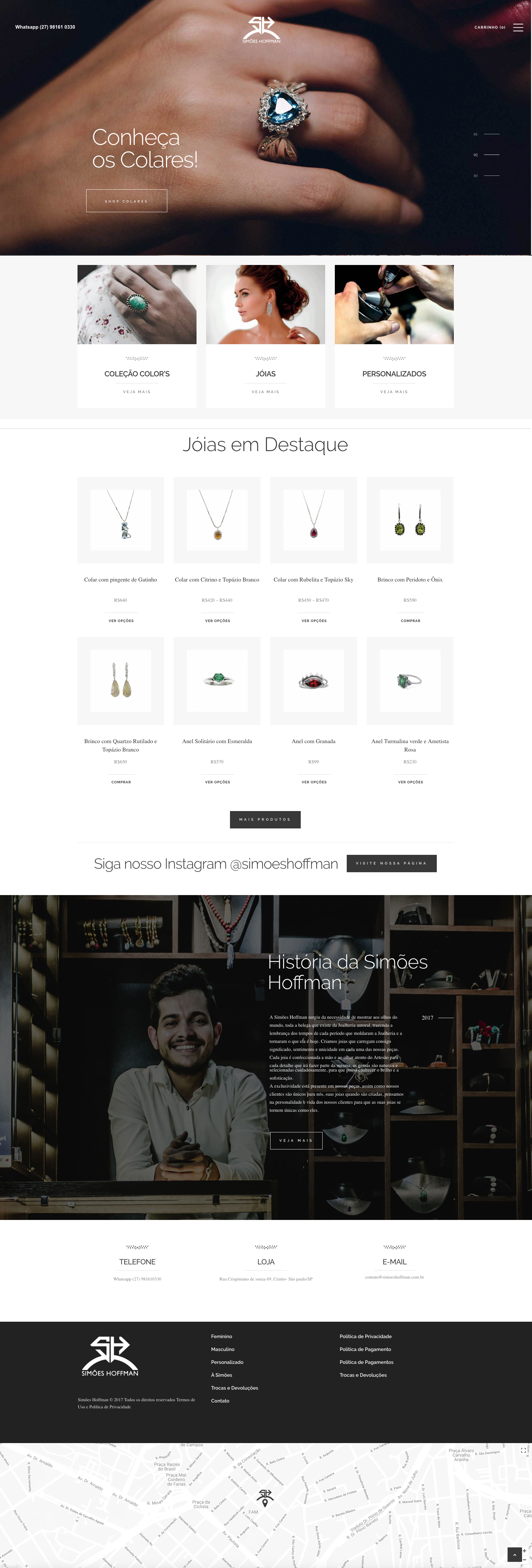Site Ecommerce Simões Hoffman