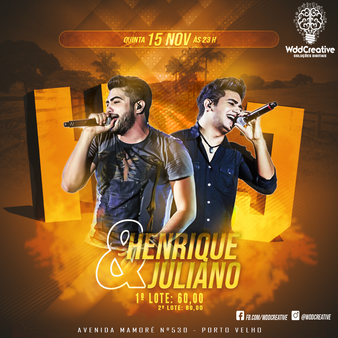 Flyer Henrique & Juliano