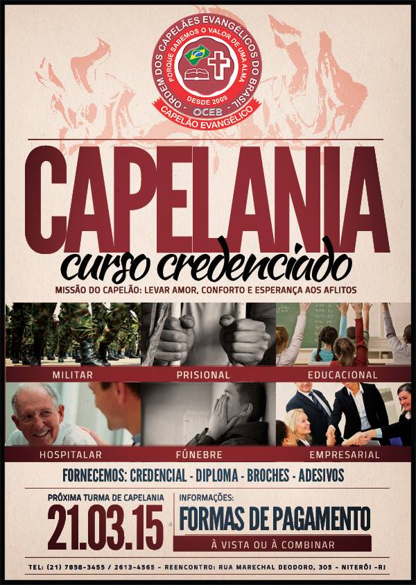 Flyer Ordem dos Capelães do Brasil