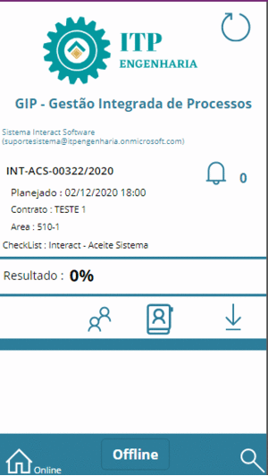 Projeto do GIP - Gestão Integrada de processo do cliente ITP