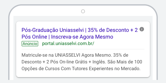 Campanha de busca no Google Ads (Search)