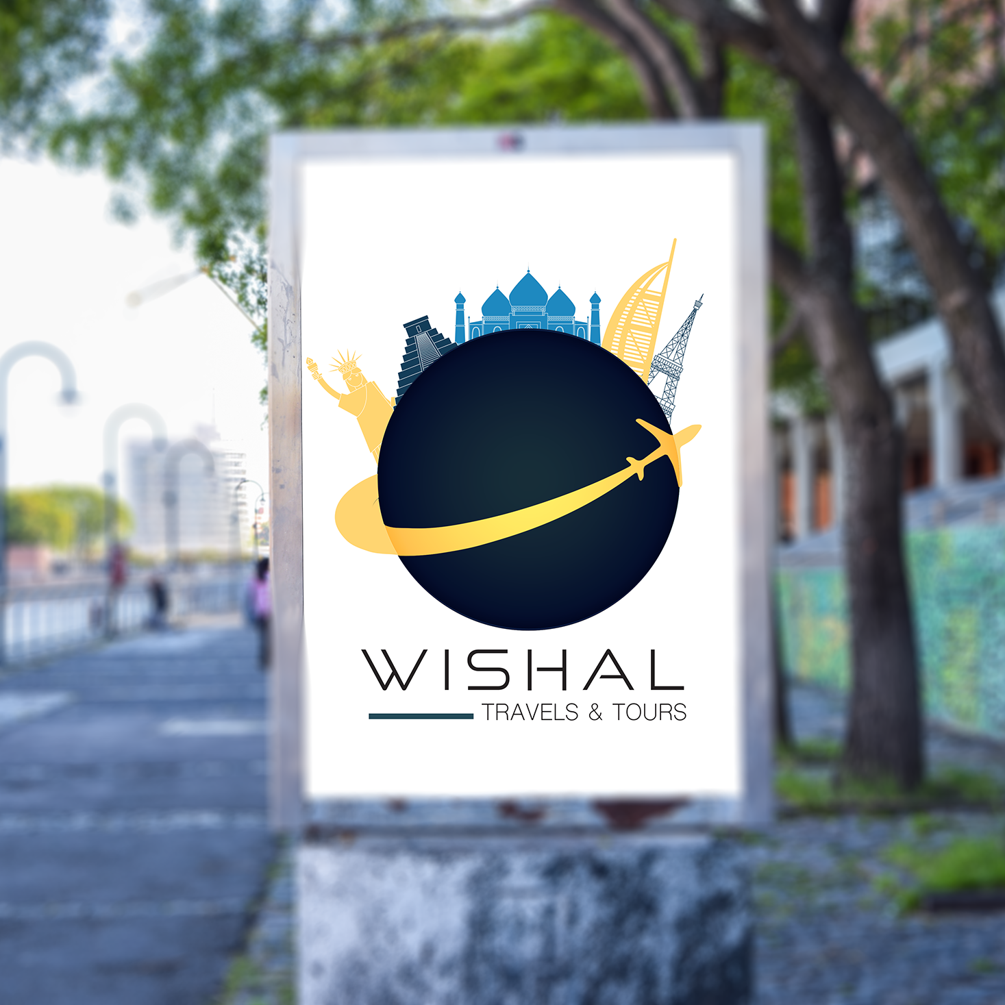 Logotipo para agencia de viagens