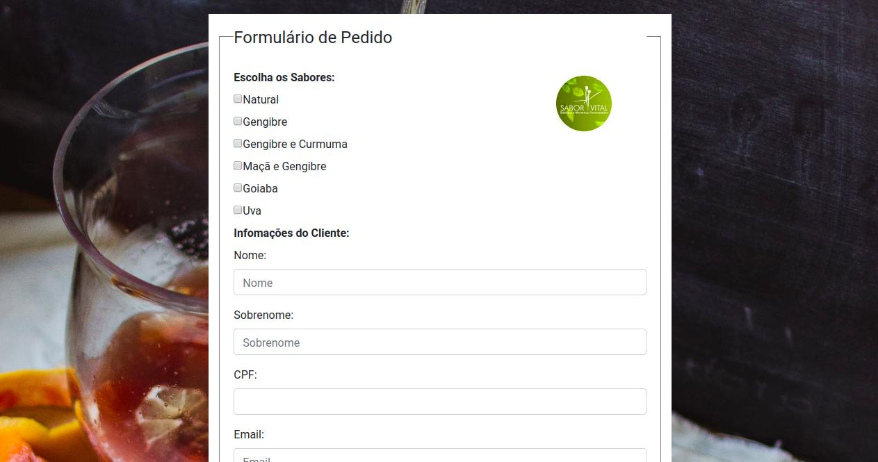 Formulário Site 