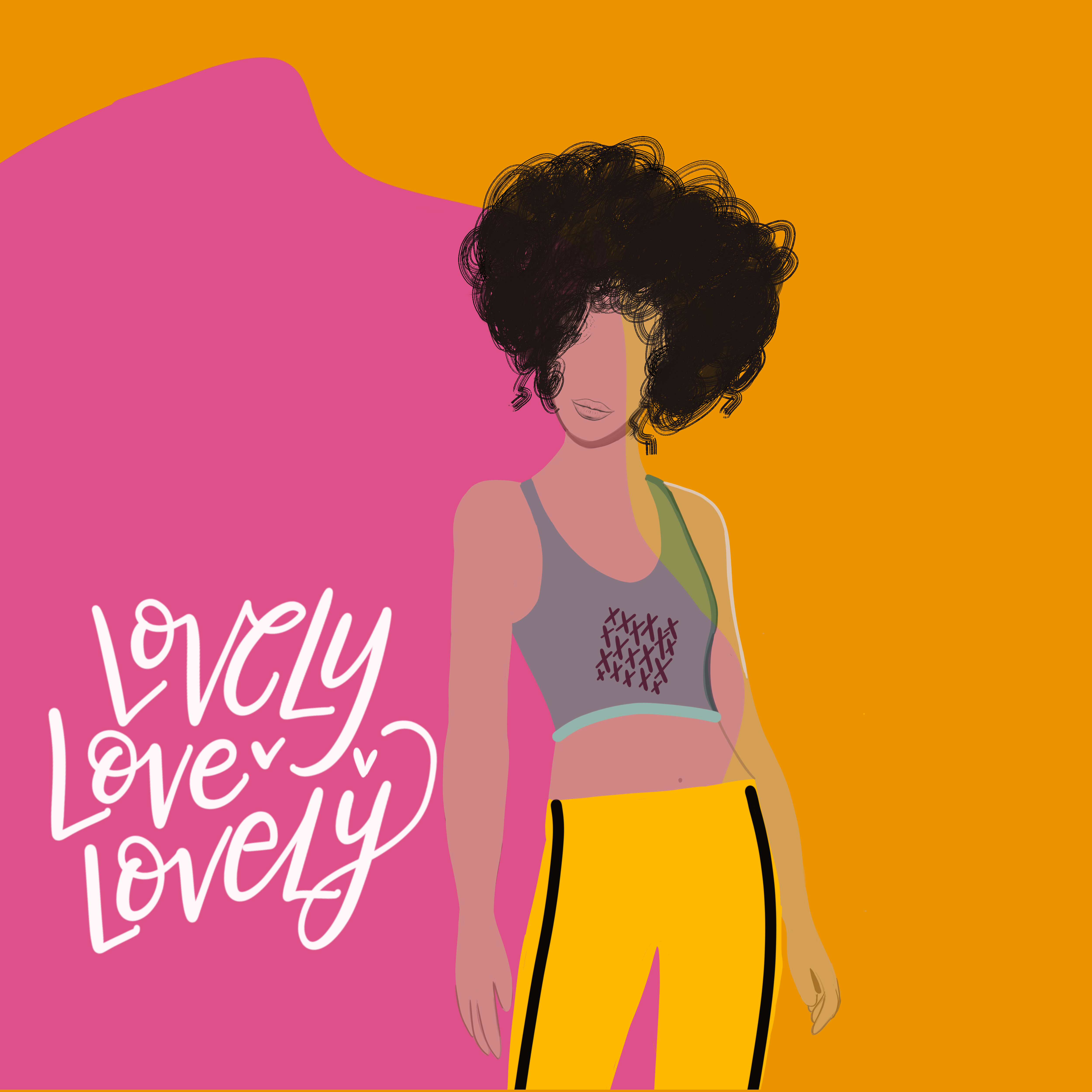 Ilustração - Lovely girl