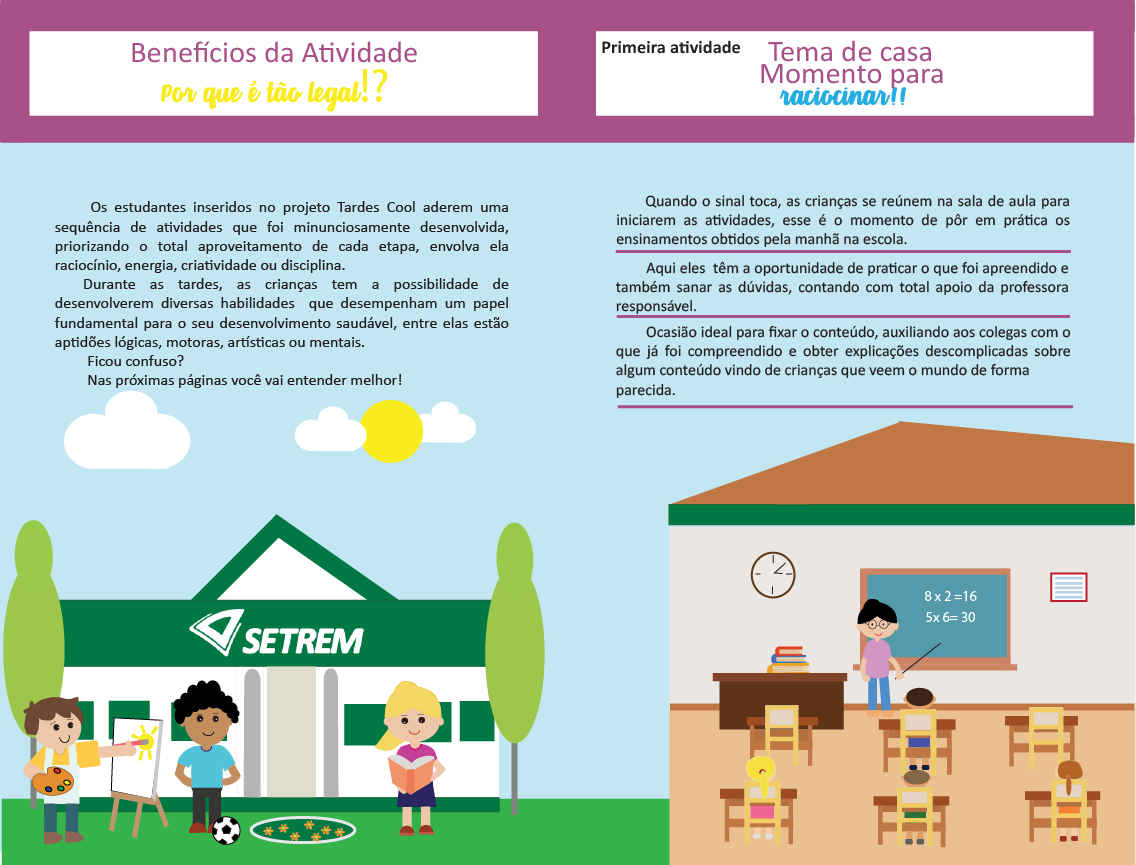 Página 3 e 4 - Projeto: Tardes Cool