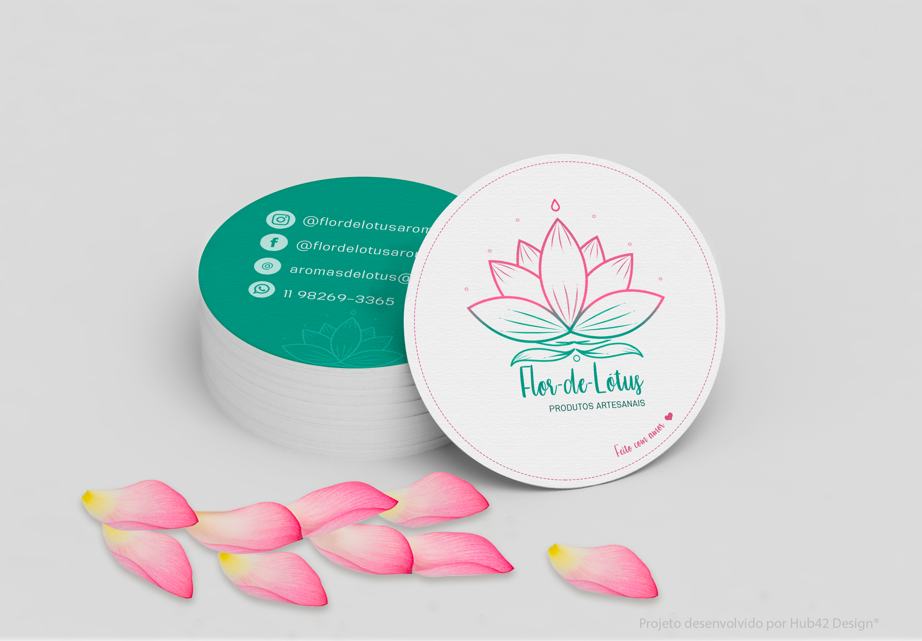 Tag Flor de Lotus