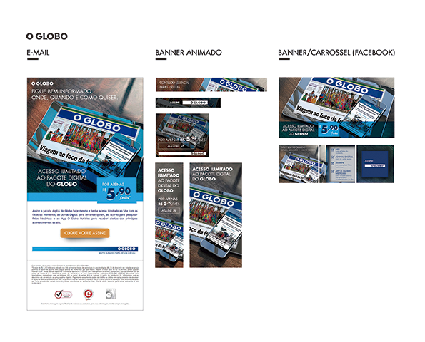 E-MAIL MARKETING - RESPONSIVO + BANNER HTML5 + BANNER FACEBOOK AD