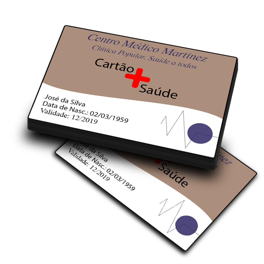Cartão de Plano de Saúde +Saúde