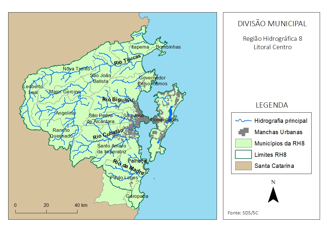 Região Hidrográfica 08 - Santa Catarina