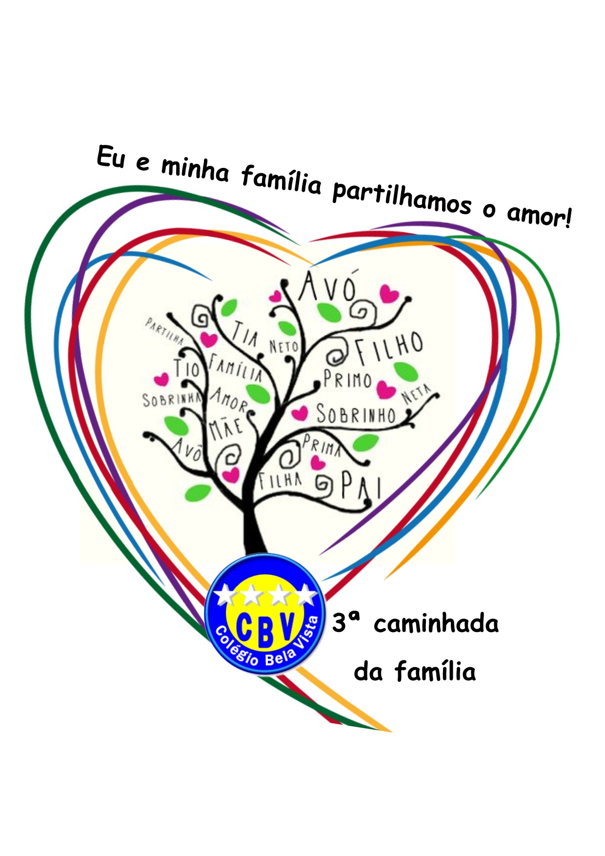 Arte para camiseta de evento
