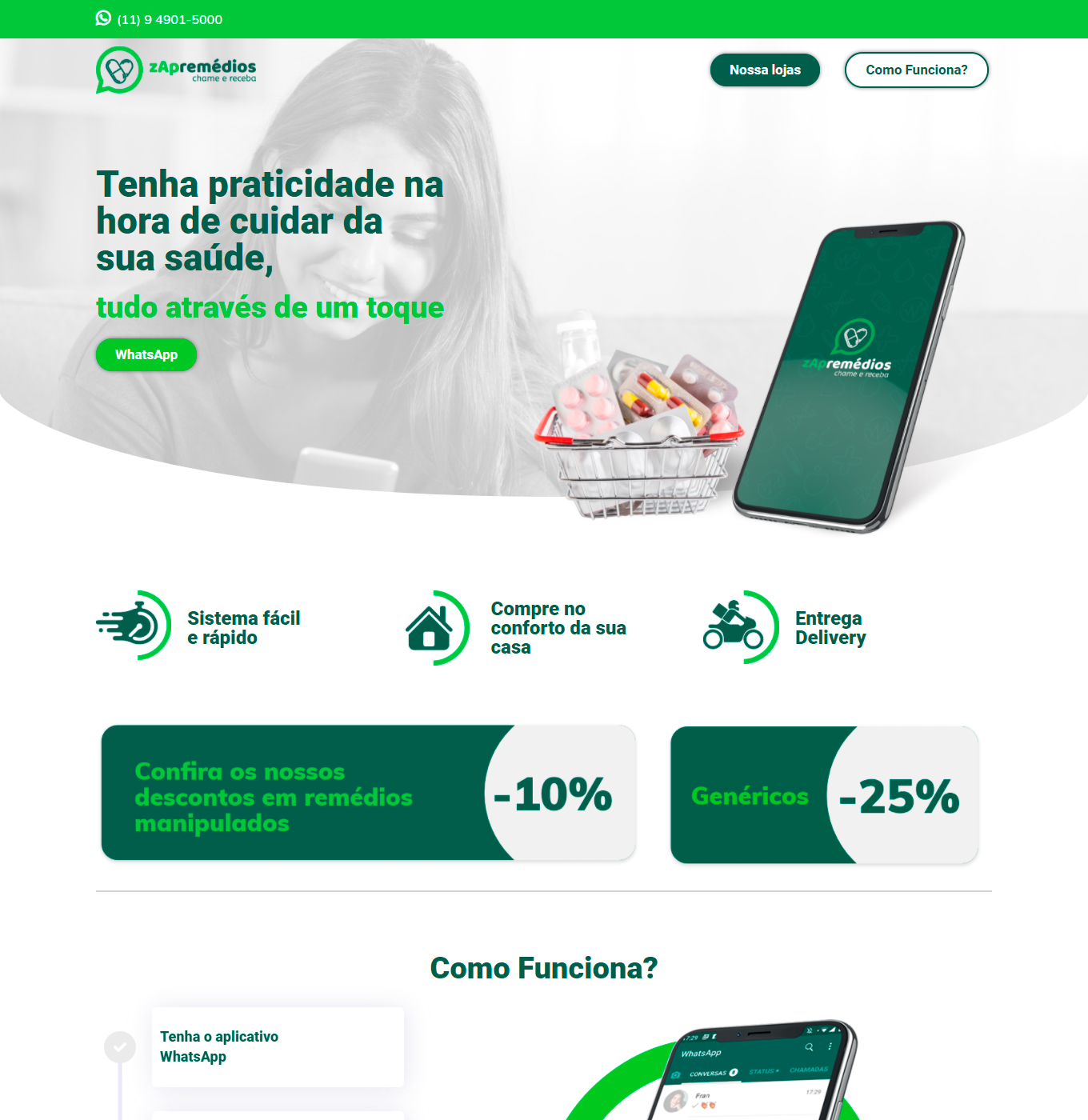 Zap Remédios - Landing Page